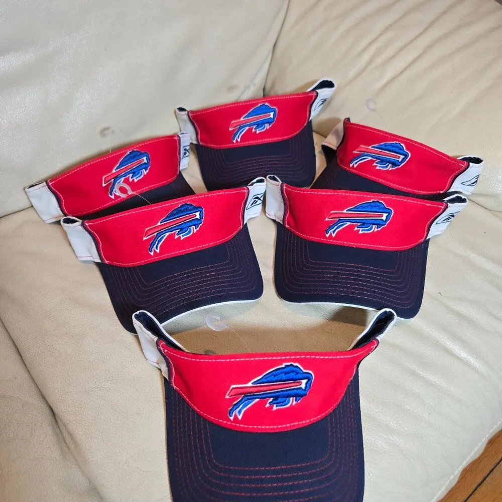 NWT Buffalo Bills Onfield Reebok Adjustable Strapback Visor Hat/Cap - Picture 3 of 7